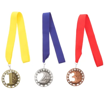Декоративная медаль, медаль для спортивной игры, подвесная медаль, Круглая наградная медаль с лентой - Изображение 1  