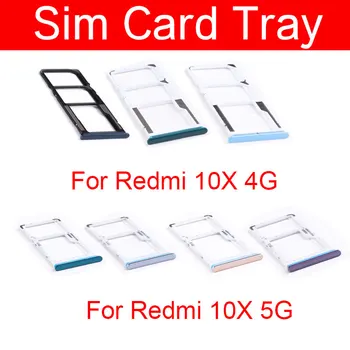 Лоток Для Sim-карт Xiaomi Redmi 10X 4G 5G Слот Для SIM-Карты Держатель Для Чтения Sim-Карт Гибкий Ленточный Кабель Для Ремонта Запасных Частей - Изображение 1  
