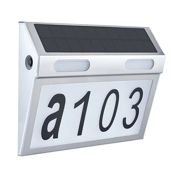 Светодиодные фонари Fillipo Door Numbers Для наружного освещения дверных номеров из водонепроницаемого материала IP65 С 3 режимами освещения - Изображение 1  