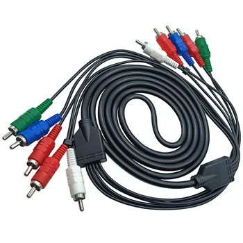 5RCA штекер к 5RCA штекер 5-футовый RGB компонентный аудио-видео кабель для HDTV 5-канальный RCA-RCA - Изображение 1  