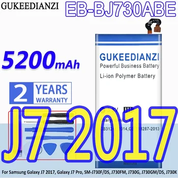 Аккумулятор GUKEEDIANZI EB-BJ730ABE 5200 мАч для Samsung Galaxy J7 2017/Pro, SM-J730F/DS, J730FM, J730G, J730GM/DS, J730K - Изображение 1  