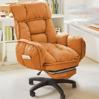 Белое дизайнерское офисное кресло на колесиках для учебы, кресла для конференций Relax, Напольный мобиль, Школьная мебель Cadeira Presidente - Изображение 1  