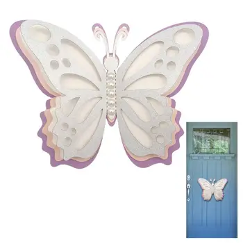 Наклейки на стены в виде бабочек Очистите и приклейте Съемные наклейки в виде бабочек с жемчугом Для свадебного декора Украшение стен для детского душа - Изображение 1  