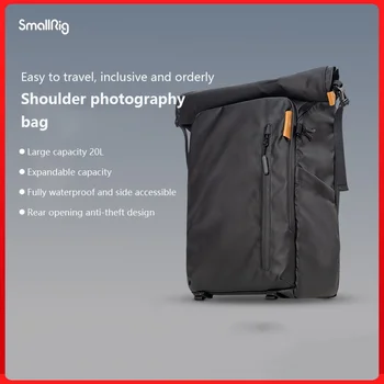 Рюкзак для камеры Smallrig Водонепроницаемая сумка для камеры с бутылкой для хранения воды Эргономичный дизайн Рюкзак для зеркальных фотокамер для фотографов - Изображение 1  