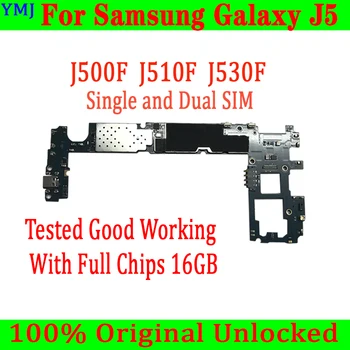 Системная Плата Android Для Samsung Galaxy J5 J500F Материнская Плата J510F Оригинальная Разблокированная Логическая Плата 100% Протестирована, Полностью Работает - Изображение 1  