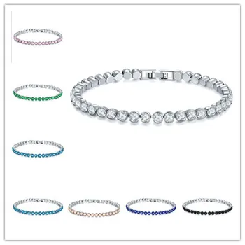 Роскошные модные украшения, 8-цветной круглый браслет, женский трансграничный браслет с кристаллами из Австрии для женщин - Изображение 1  