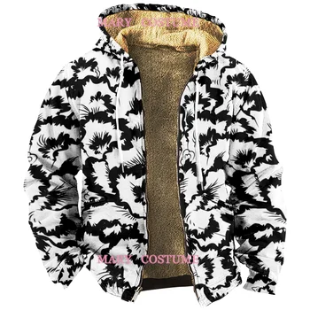 2023 цвет 4, толстовка с капюшоном Fanshion, свитшоты, Зимний повседневный пуловер с длинным рукавом, плюс бархатное пальто - Изображение 1  