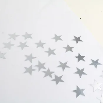 Сказочные Звезды Зеркальная Наклейка на стену Маленькая Девочка Звезды Зеркальные Наклейки DIY Акриловые Обои для украшения детской спальни - Изображение 1  