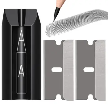 Пластиковый формирователь карандашей для бровей в форме утконоса 4 в 1, инструмент для макияжа глаз, для снятия карандашей для бровей, Косметическая точилка - Изображение 1  