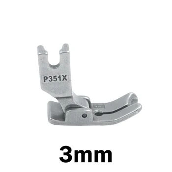 Добейтесь идеальных припусков на швы и отстрочки верха с помощью прижимной лапки универсальной плоскошовной швейной машины 1ШТ P351X - Изображение 1  