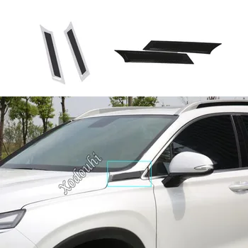 Для Hyundai Santa Fe SantaFe 2019 2020 2021-2024 Автомобильная Наклейка Переднее Боковое Крыло Машины Вентиляционные Отверстия Воздуховыпускной Лампы Отделка Молдингов Капотов - Изображение 1  