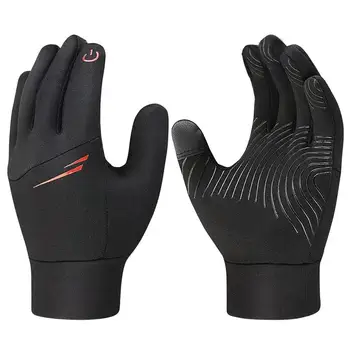 Перчатки для верховой езды для мужчин, велосипедные перчатки с сенсорным экраном на все пальцы, легкие противоскользящие перчатки с сенсорным экраном для детей, детские велосипедные перчатки - Изображение 1  