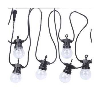 Светодиодные гирлянды G50 на открытом воздухе для украшения рождественской гирлянды, сказочная лампочка, свадебная лампа для сада - Изображение 1  