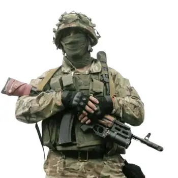 Фанат Российской армии FSBSSO, Армейский Зеленый, Тактический головной убор спецназа, маска для защиты лица, Быстросохнущая Дышащая - Изображение 1  