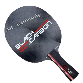 Tibhar Black Carbon лезвие для настольного тенниса углеродистая ракетка ракетки для настольного тенниса спортивная быстрая атака с петлей - Изображение 1  