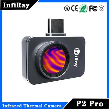 Тепловизионная камера InfiRay P2 Pro для iPhone iOS и Android, Термографическая камера USB Type C, тепловизор инфракрасного видения - Изображение 1  