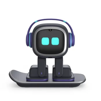 Интеллектуальный робот-компаньон в виде эмо, чат, Электронный динамик для домашних животных, воспроизведение музыки с искусственным интеллектом, Беспроводная зарядка, подарок - Изображение 1  