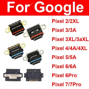 Для Google Pixel 2 3 4 5 6 7 Pro 3A 4A 5A 3XL 4XL Micro USB Порт Для Зарядки Mini Tpye C USB Зарядное Устройство Док-разъем Запчасти - Изображение 1  