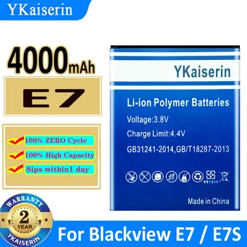 Аккумулятор YKaiserin емкостью 4000 мАч для Blackview E7/ E7S Bateria - Изображение 1  