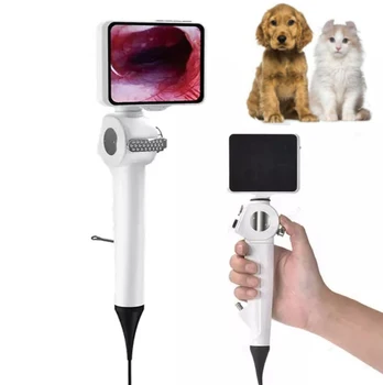 Ветеринарный инструмент, ручной сверхпрозрачный ветеринарный эндоскоп, гибкая видеоэндоскопия животных - Изображение 1  