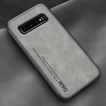 Роскошный Магнитный Кожаный Чехол Для Samsung Galaxy S9 S10 Plus Note 8 9 10 Plus Задняя Крышка Силиконовый Защитный Чехол Для Телефона Coque - Изображение 1  