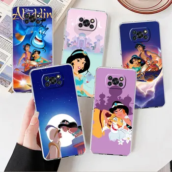 Disney Aladdin Jasmine Прозрачный Чехол Для Xiaomi Mi Poco X3 NFC 11T Pro 11 Lite F3 10T 12 13 9T F1 12X 11X M3 X4 M5 Мягкий Чехол Для Телефона - Изображение 1  