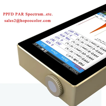 Спектрометр Hopoo color Plant для тестирования PAR PPFD умоль/м2 /с с программным обеспечением для ПК - Изображение 1  