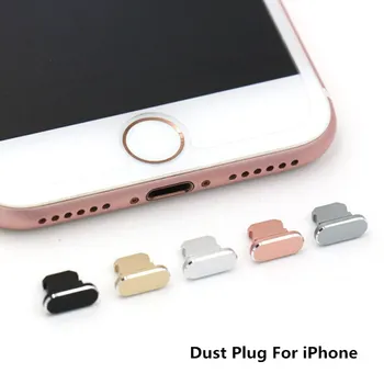 Металлический Разъем Для Защиты От Пыли Для iPhone Для iPhone 11 7 8 X XR 6S Plus Заглушка-Заглушка Для Аксессуаров iPhone Celular Gadget - Изображение 1  
