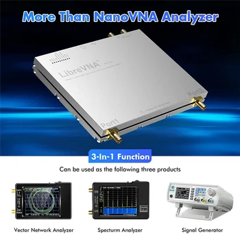 Сетевой анализатор LibreVNA 2.0 100 кГц-6 ГГц NanoVNA Analyzer с полным 2-портовым интерфейсом на базе USB с внешним входом/выходом, измерение на 6-слойной печатной плате - Изображение 1  