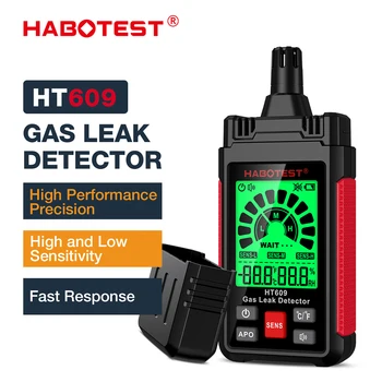 Портативный Детектор горючих Газов HABOTEST HT609 с Функцией измерения температуры и Влажности - Изображение 1  