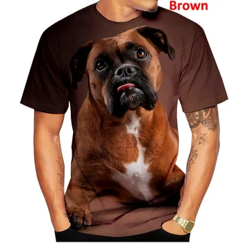 2023 Повседневные футболки с рисунком домашних собак, топы, большие размеры, новейшая популярная модная футболка с 3D-принтом 