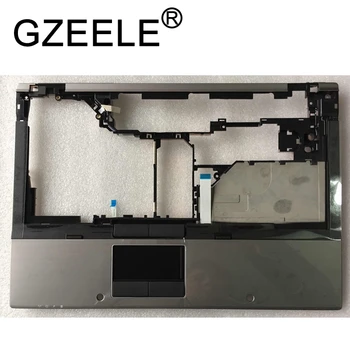 GZEELE New для HP EliteBook 8440P Подставка для рук, клавиатура, рамка, верхний корпус в сборе, серебристый, без отверстия для отпечатка пальца - Изображение 1  