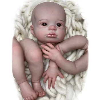 ACESTAR Уже Раскрашенный набор кукол Reborn Baby 18 Дюймовые наборы силиконового винила с реалистичной имитацией для родителей начинающих художников - Изображение 1  