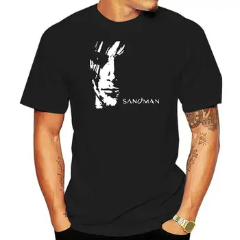 Футболка Neil Gaiman SANDMAN, мужская Черная новая футболка, размеры S, M, L, XL, 2XL, 3XL, модные брендовые мужские футболки, футболка с юмором, повседневные футболки, топы - Изображение 1  
