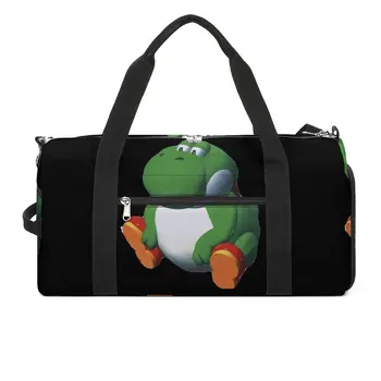 Большие спортивные сумки Yoshi, толстые спортивные сумки Yoshi с обувью, спортивная сумка, Портативная Мужская Женская сумка на заказ, Красочная сумка для плавания, фитнеса - Изображение 1  