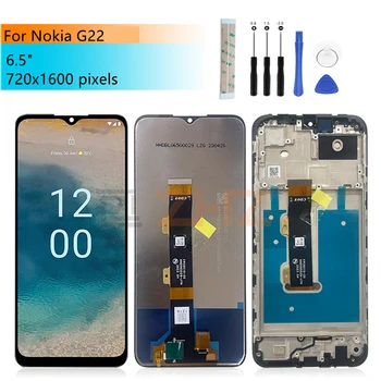 Для Nokia G22 ЖК-дисплей Сенсорный экран Дигитайзер в сборе Дисплей с рамкой Запасные части 6,5 