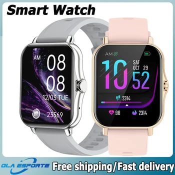 Новые умные часы AMOLED серии 8, всегда показывающие время вызова по Bluetooth, частоту сердечных сокращений, женские мужские спортивные умные часы для IOS Android, часы PK Watch 9. - Изображение 1  