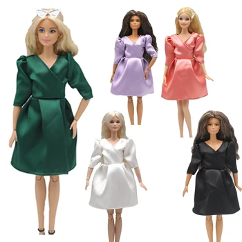 Высококачественное праздничное платье с рукавами принцессы, кукольные платья для куклы Барби, одежда для кукол 1/6 BJD, аксессуары для кукол, Детские игрушки 