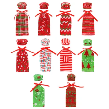 Рождественская кукольная одежда 35 см, мини-фартук, шляпа шеф-повара, кукольный домик, миниатюрная одежда феи, Рождественский костюм, игрушка для декора - Изображение 1  