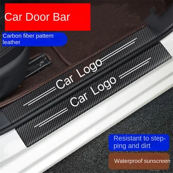 Наклейка на порог автомобиля с защитой от ступеньки, наклейка для защиты двери от царапин, защитная планка для ножной педали, общие декоративные элементы - Изображение 1  