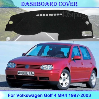Для Volkswagen VW Golf 4 MK4 1997-2003 Крышка Приборной панели Защитная Накладка Аксессуары Солнцезащитный Козырек Ковровое Покрытие Защита от солнца Избегайте света - Изображение 1  