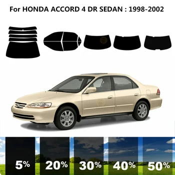 Предварительно Обработанная нанокерамика car UV Window Tint Kit Автомобильная Оконная Пленка Для HONDA CG5/CG1 ACCORD 4 DR СЕДАН 1998-2002 - Изображение 1  