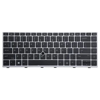 Клавиатура ноутбука Американская версия Английский для ноутбуков HP EliteBook 840 846 745 - Изображение 1  