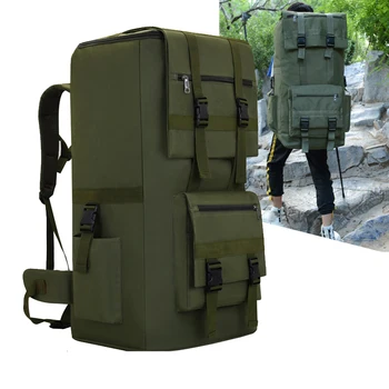 110-литровая мужская походная сумка, походный рюкзак, большой армейский походный рюкзак для скалолазания на открытом воздухе, тактические сумки, багажная сумка - Изображение 1  