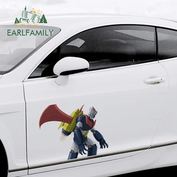 EARLFAMILY 43 см x 37,4 см для Mazinger Z Водонепроницаемые Автомобильные Наклейки Виниловые Граффити Наклейка Окклюзия Царапина JDM Защита Двери Автомобиля - Изображение 1  