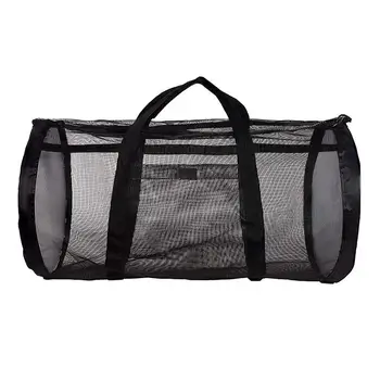 Пляжная сумка для хранения Многофункциональная сумка для подводного плавания Складная сетчатая сумка для хранения пляжных купальников Прочная сумка большой емкости - Изображение 1  