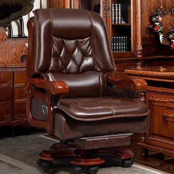 Кресло для спальни, офисный стул, кабинет, Кожаная гостиная, Административная подушка, Офисное кресло на колесиках, Домашняя мебель Cadeira De Gamer - Изображение 1  