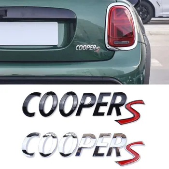 3D ABS Буквы Логотипа Cooper S Наклейка На Задний Багажник Автомобиля Эмблема Значок Для Mini Cooper S R56 R53 R50 Clubman F54 R52 R60 F56 R55 R57 - Изображение 1  