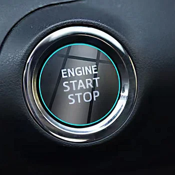 ТПУ Защитная Пленка Крышка Кнопки Запуска Двигателя Автомобиля Наклейки Для BMW X1 X2 X3 X4 X5 X6 X7 E46 E60 E90 E39 E87 E36 E92 E70 E91 - Изображение 1  