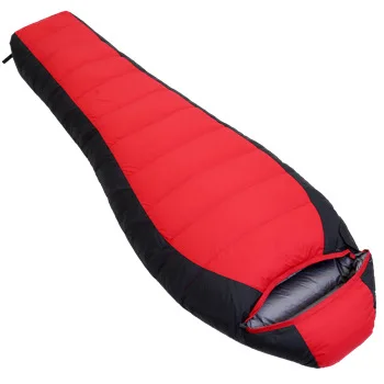 2022 Спальный мешок Mummy Outdoor Camping на утином пуху, Компактный зимний спальный мешок, двойной теплый: Сплайсирующий двойной спальный мешок - Изображение 1  